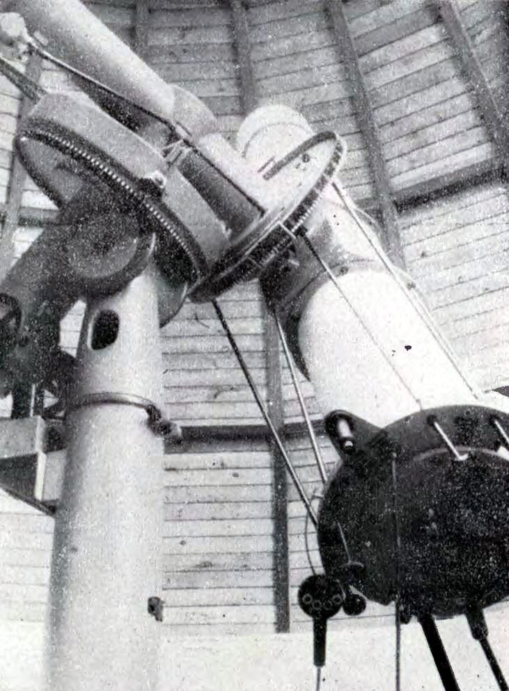 Główny zeissowski refraktor Obserwatorium chorzowskiego...