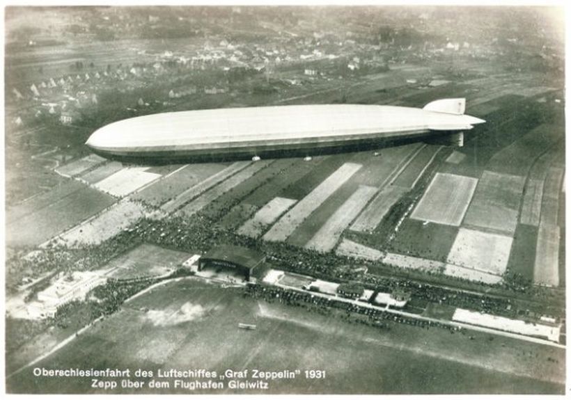 Wizyta Grafa Zeppelina w Gliwicach