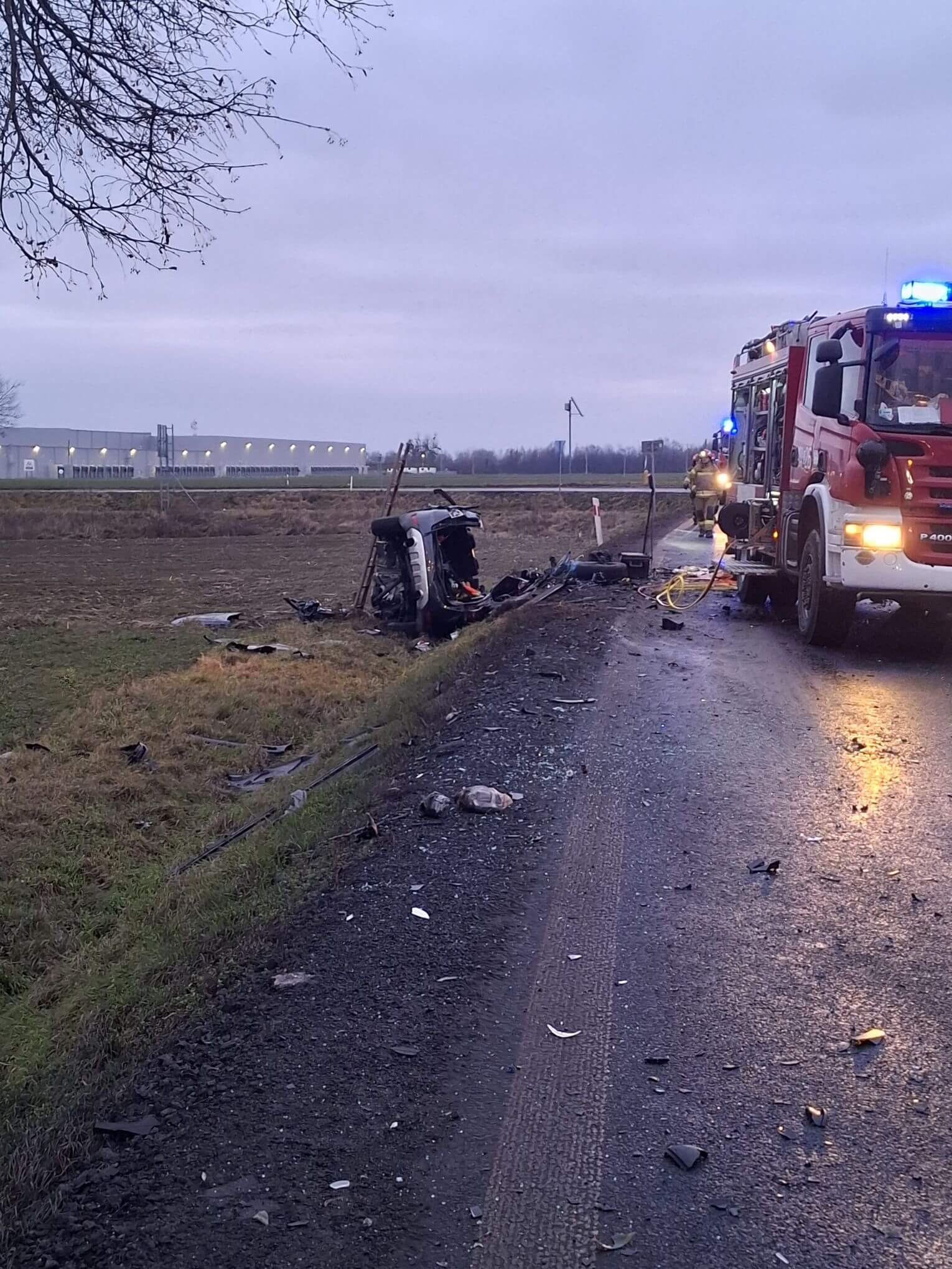 Zielęcice, gm. Skarbmierz, pow. Brzeg. Wypadek w wigilię – 6 ofiar śmiertelnych. 24 grudnia 2025.