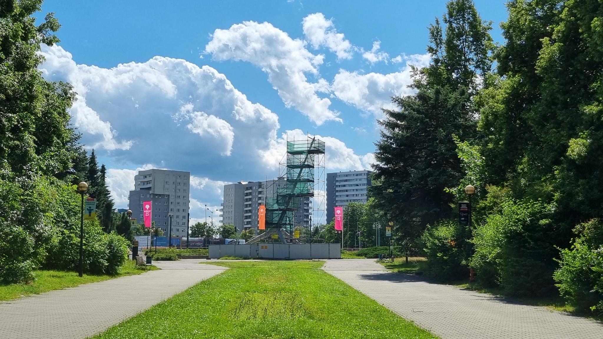 Rzeźba Żyrafa, Park Śląski, Chorzów