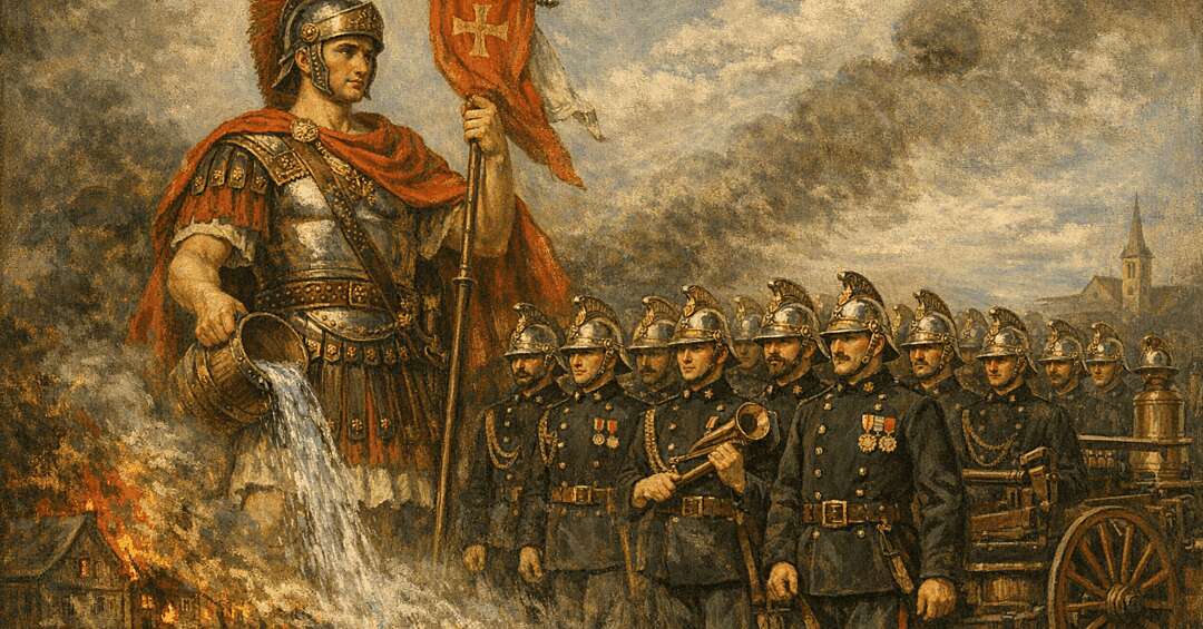 Święty Florian, patron strażaków i hutników. Rzymski legionista, który ...