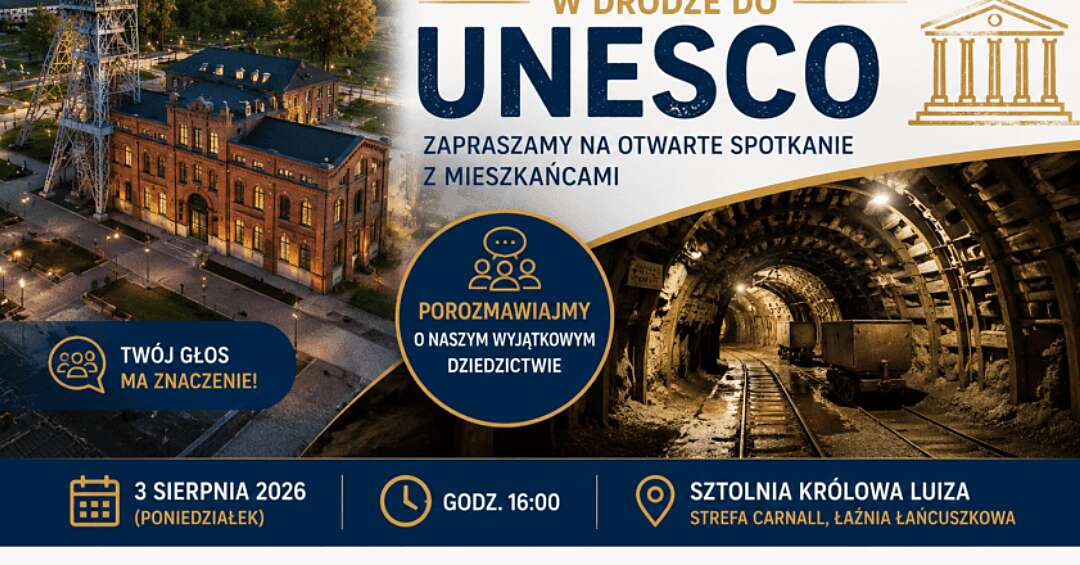 Zabrze zaprasza mieszkańców na spotkanie w ramach cyklu „Kierunek UNESCO”