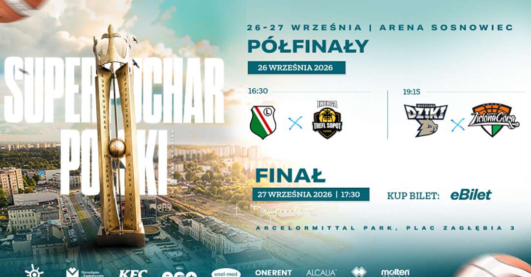 Cztery drużyny, jeden weekend. Superpuchar Polski w koszykówce trafia do Sosnowca