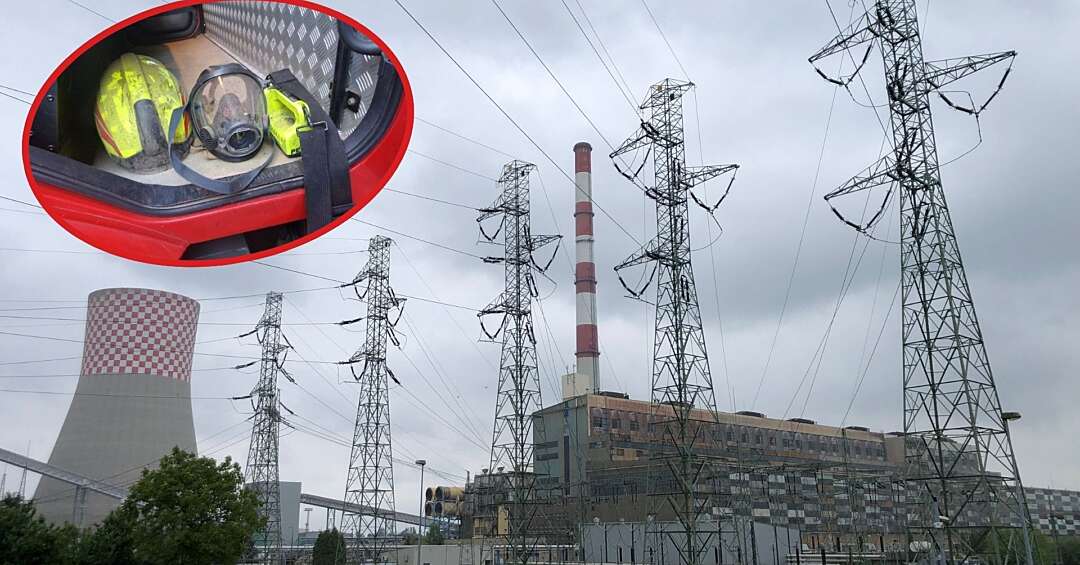 Nocny pożar w Elektorwni Łagisza. Na miejscu 11 zastępów straży