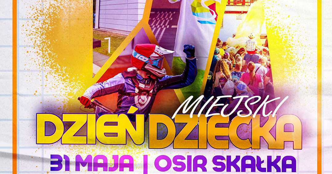 Miejski Dzień Dziecka – 31 maja w OSiR Skałka. Piana party, zawody żużlowe i warsztaty