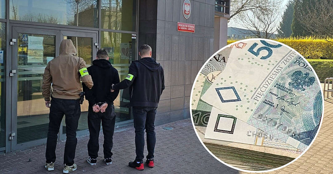 Seniorka z Dąbrowy dała oszustowi 75 tysięcy zł. 25-latek z Pomorskiego wpadł, bo był bardziej pazerny i mniej mądry niż łatwowierna jego ofiara