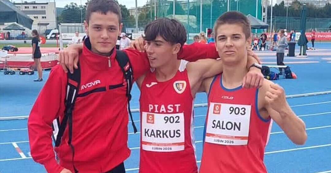 Mistrz i wicemistrz Polski z Gliwic. Młodzi lekkoatleci Piasta znów na podium