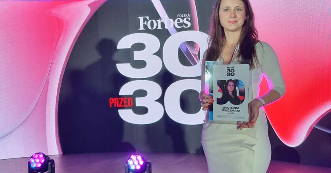 Zabrzanka w Forbes 30 under 30 - Wiktoria Groźmani z wyjątkowym wyróżnieniem na gali