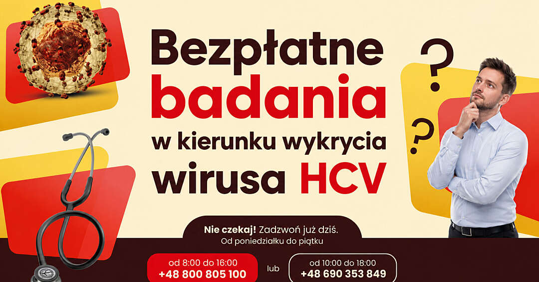 Cichy wirus, który niszczy wątrobę – bezpłatne badania w kierunku HCV dla mieszkańców Będzina