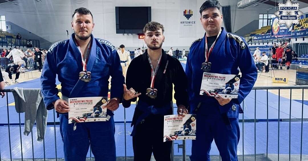 Wicemistrzostwo Polski w ju-jitsu dla policjanta z Rudy Śląskiej