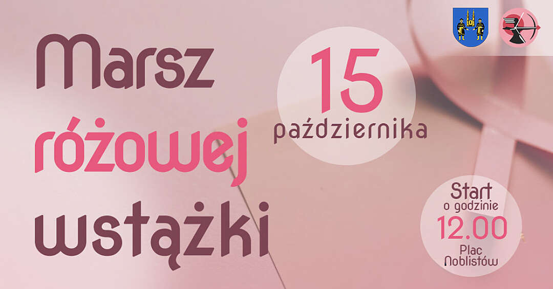 Marsz, mammografia i cytologia za darmo - Piekary zapraszają na Dzień Różowej Wstążki