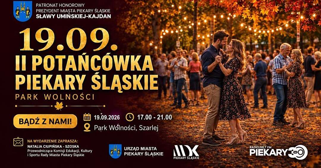 W sobotę w Parku Wolności odbędzie się II Potańcówka w Piekarach Śląskich