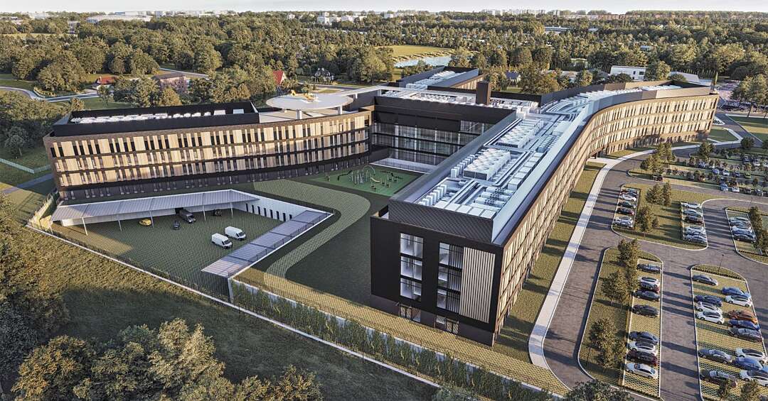 Wizualizacja: nowy szpital w Gliwicach Wizualizacja: nowy szpital w Gliwicach