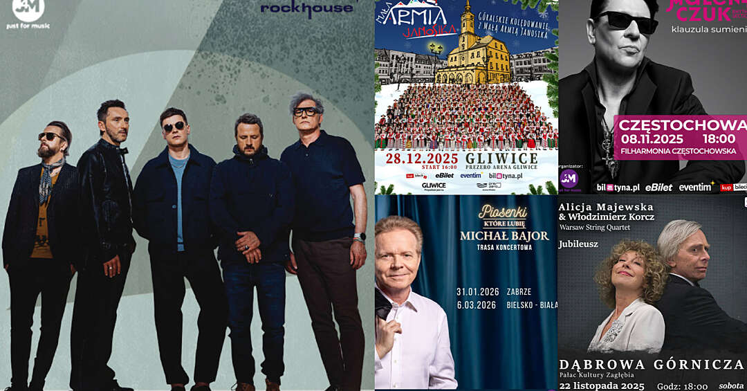 Nadchodzące miesiące w województwie śląskim zapowiadają się wyjątkowo koncertowo!