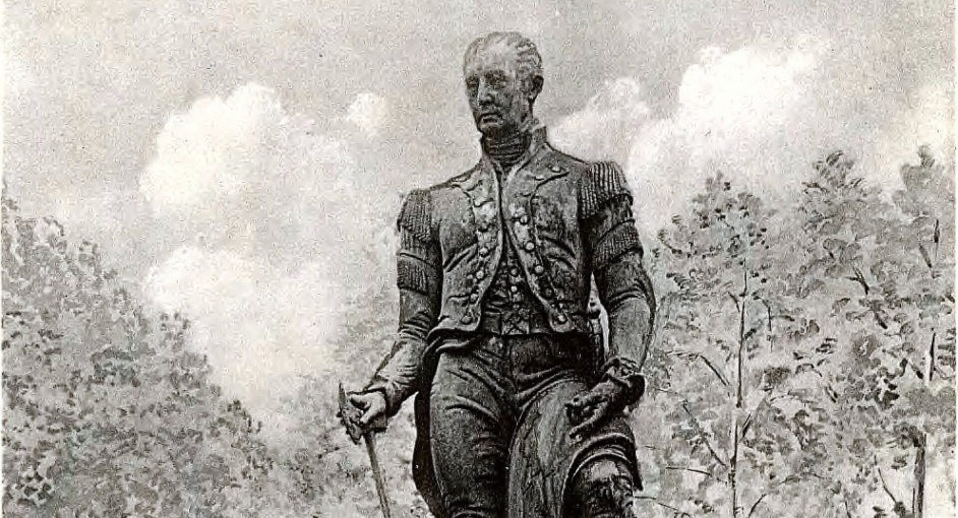 Pierwszy pomnik Friedricha Wilhelma von Redena w Königshütte Pierwszy pomnik Friedricha Wilhelma von Redena w Königshütte