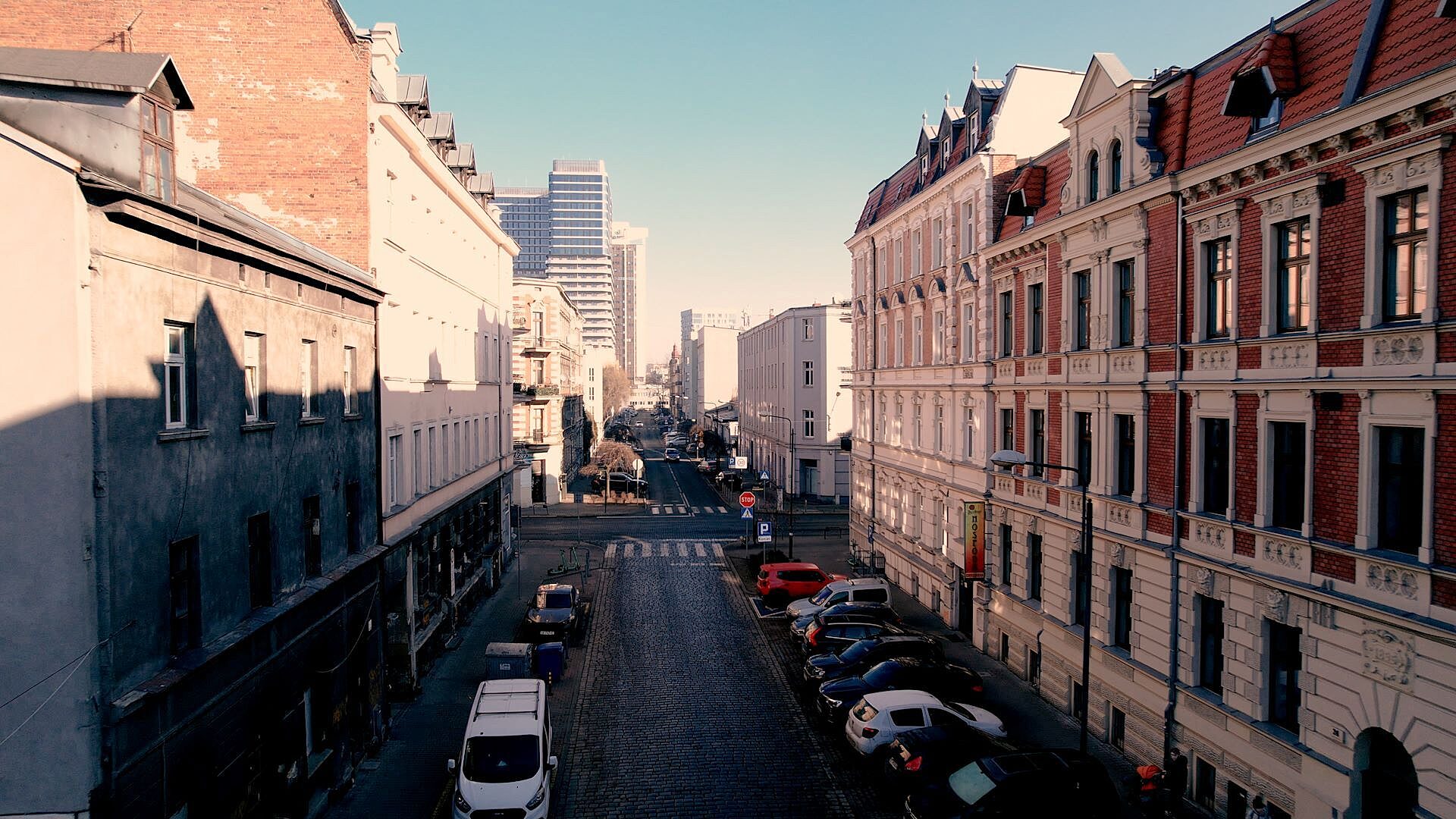 Katowice ulica Sobieskiego Katowice ulica Sobieskiego