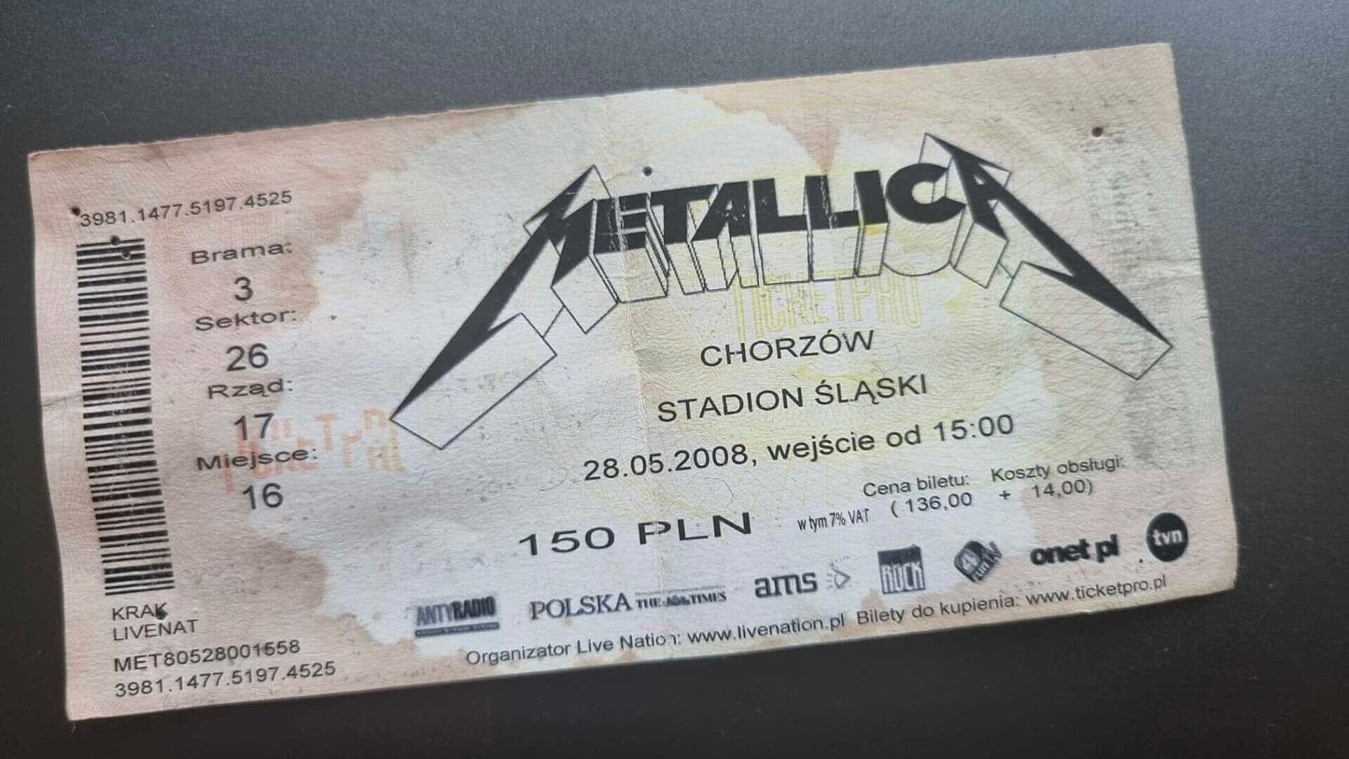 Metallica zagra na Superauto.pl Stadionie Śląskim 19 czerwca 2026 roku Motiv 