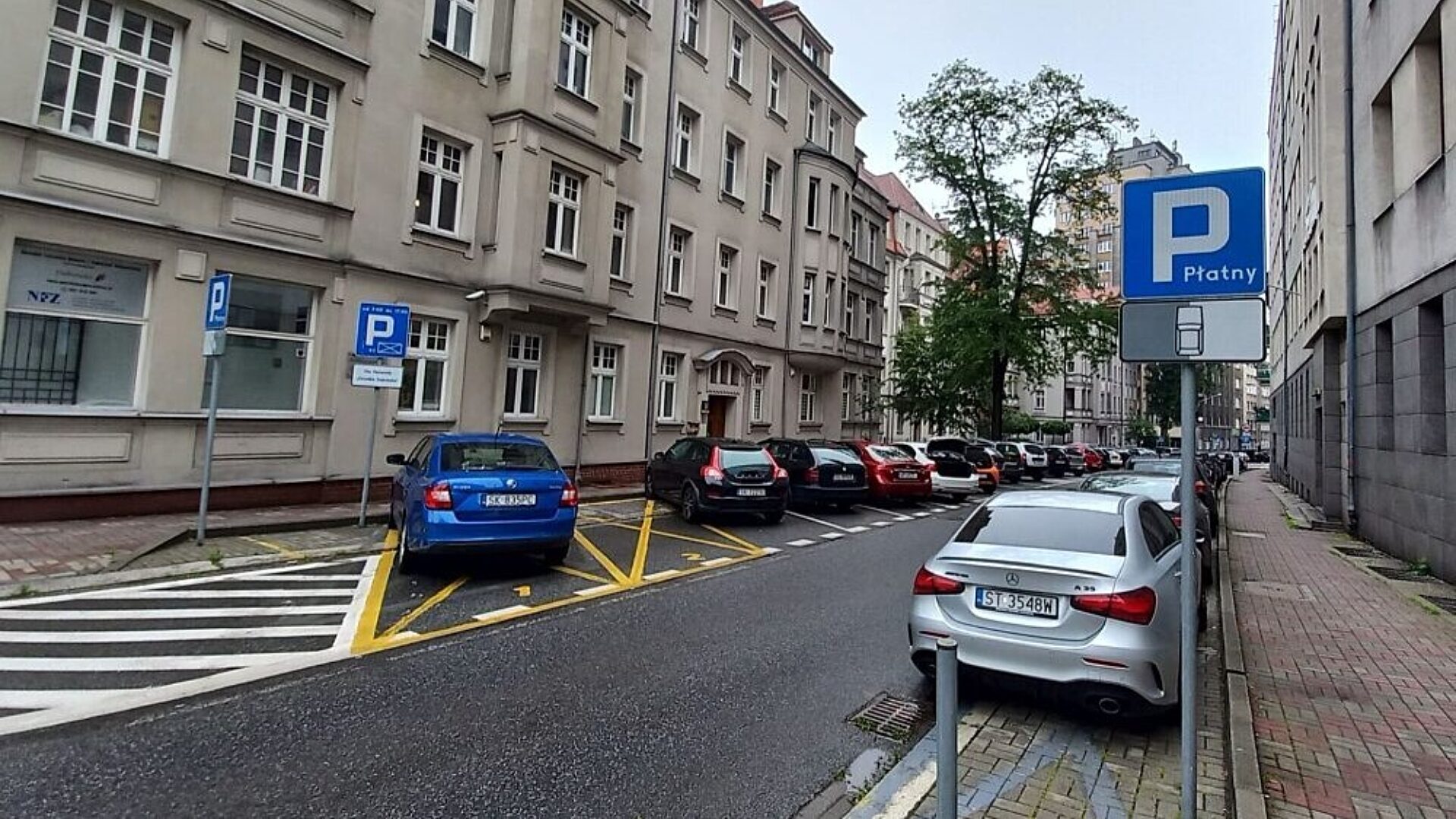 Strefa platnego parkowania Katowice MIW 1 Strefa platnego parkowania Katowice MIW 1