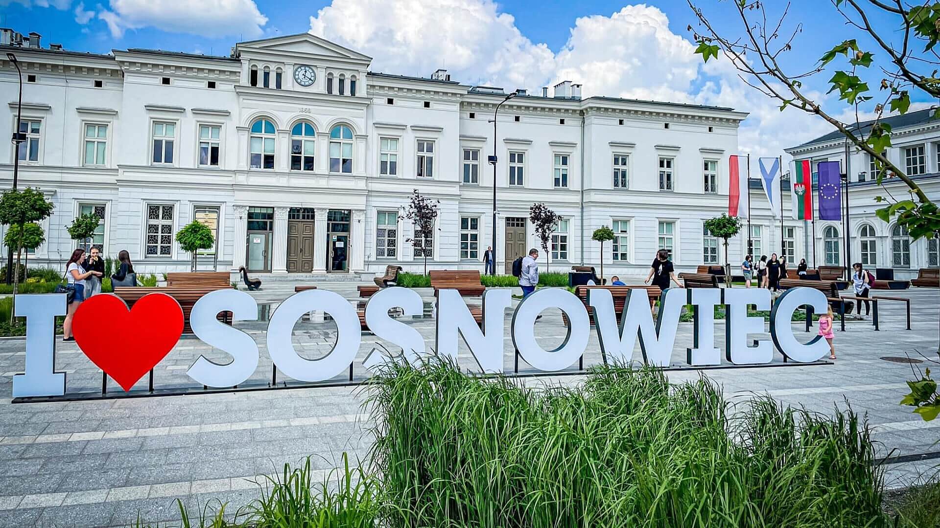 Sosnowiec napis Sosnowiec napis