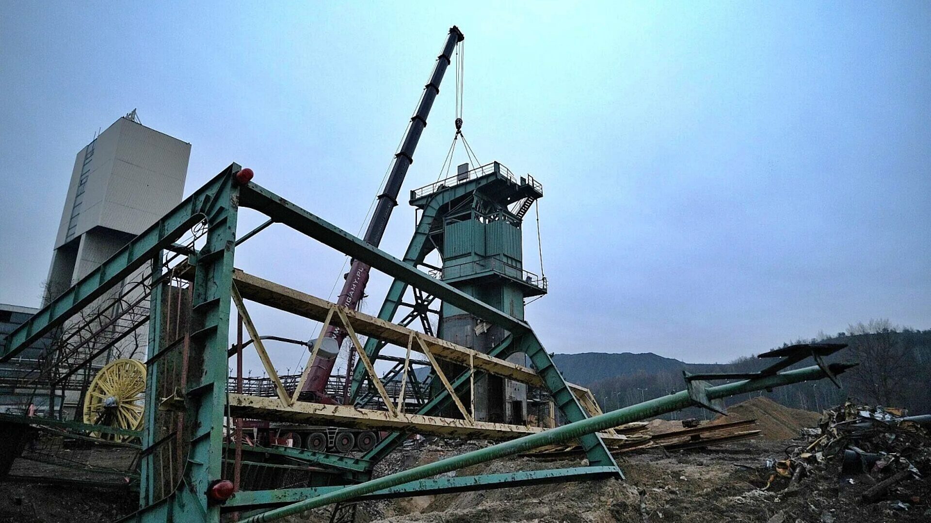 Suszec teren po kopalni Suszec teren po kopalni