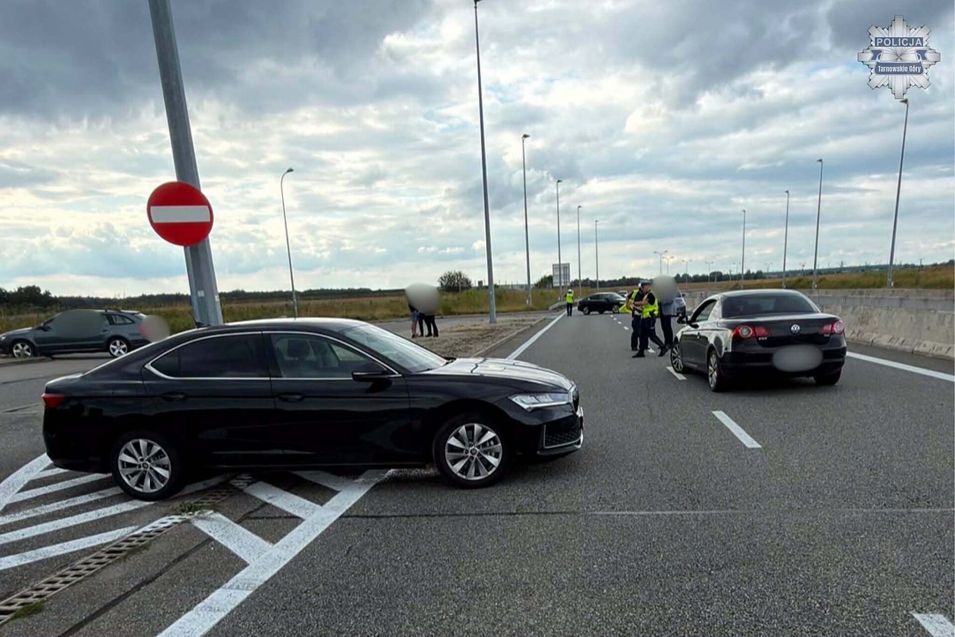 Autostrada A1. Policjanci użyli broni, by zatrzymać uciekającego kierowcę