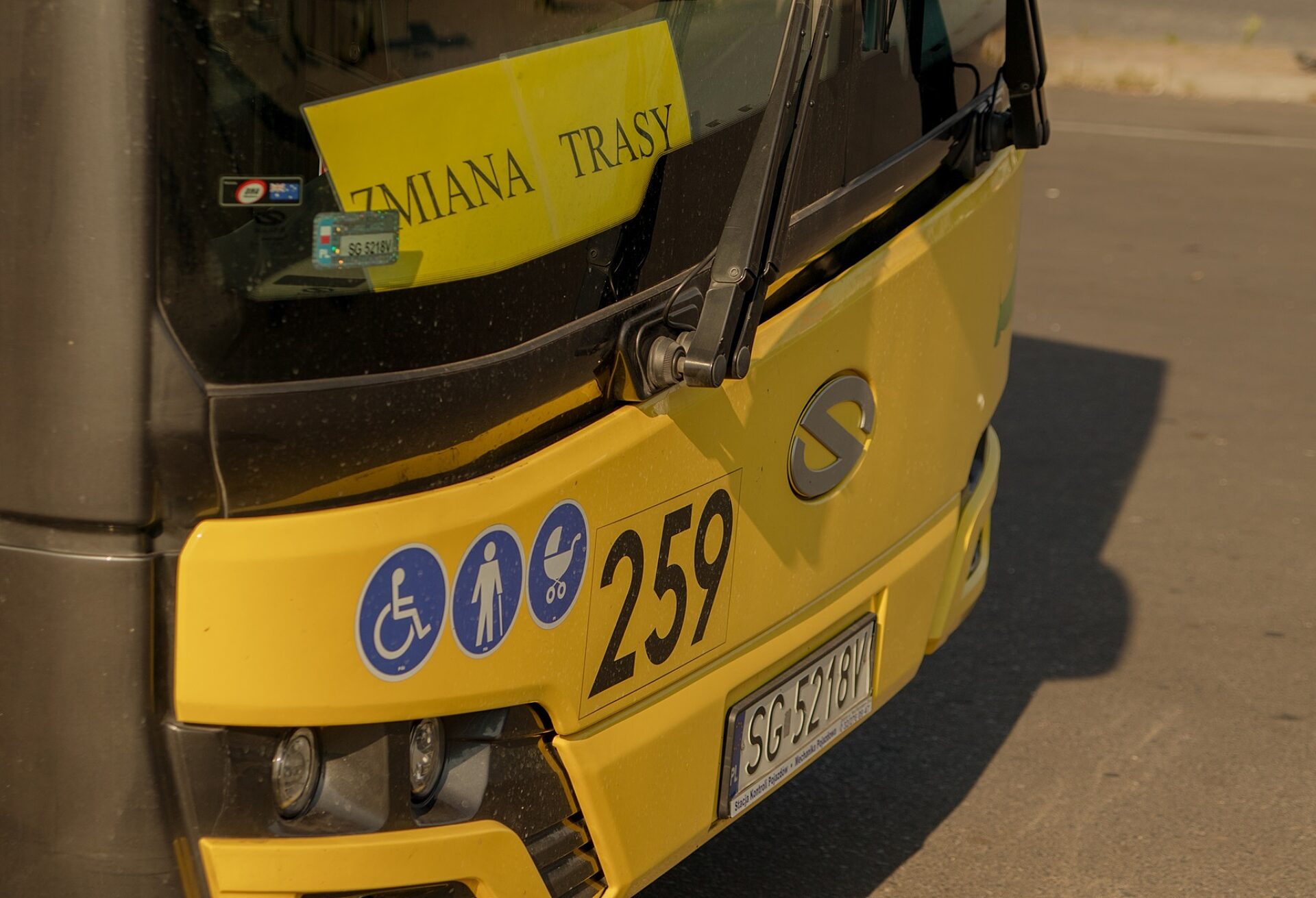 Autobus ZTM zmiana trasy Autobus ZTM zmiana trasy