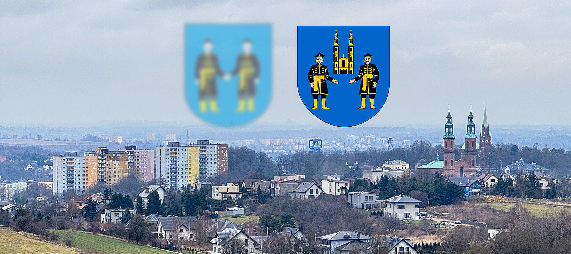 Stary i nowy herb Piekar Śląskich Stary i nowy herb Piekar Śląskich