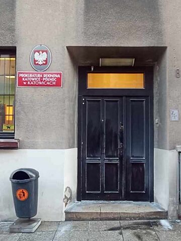 Atak na prokuraturę w Katowicach Atak na prokuraturę w Katowicach