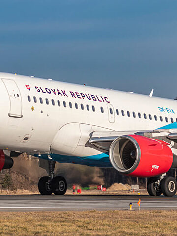 Airbus A319 słowackiego rzadu Airbus A319 słowackiego rzadu