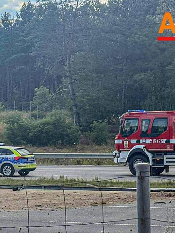 Brodowe A1 wypadek tir samochod osobowy 24 07 2025 2 Brodowe A1 wypadek tir samochod osobowy 24 07 2025 2