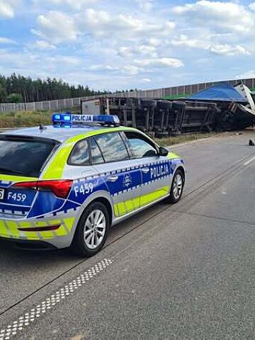 Brodowe A1 wypadek tir samochod osobowy 24 07 2025 5 Brodowe A1 wypadek tir samochod osobowy 24 07 2025 5