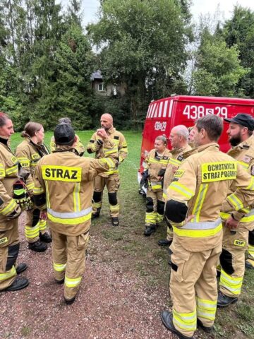 Ewakuacja obozu harcerskiego w Ustroniu Ewakuacja obozu harcerskiego w Ustroniu