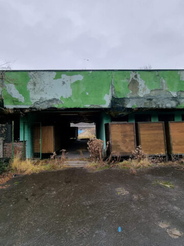 Fala przed wyburzeniem. Grudzień 2022 r. Fala przed wyburzeniem. Grudzień 2022 r.