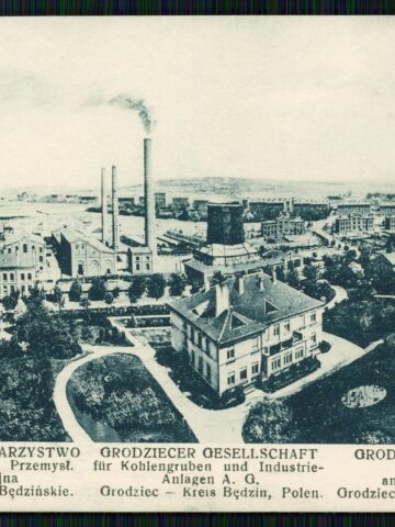 „Grodzieckie Towarzystwo Kopalń Węgla i Zakładów Przemysłowych” Spółka Akcyjna w Grodźcu. Po roku 1906. „Grodzieckie Towarzystwo Kopalń Węgla i Zakładów Przemysłowych” Spółka Akcyjna w Grodźcu. Po roku 1906.