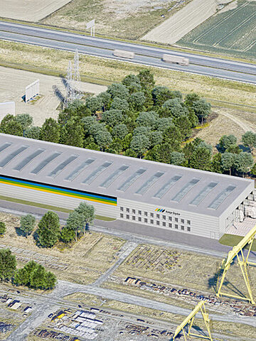 Koleje Śląskie, baza Bojków, wizualizacja Koleje Śląskie, baza Bojków, wizualizacja