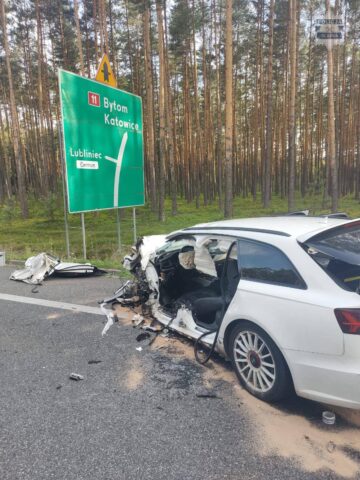 Wypadek w Lublińcu Wypadek w Lublińcu