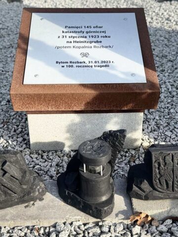 Miejsce upamiętnienia ofiar tragedii w kopalni „Heinitz” (później „Rozbark”) w Bytomiu Miejsce upamiętnienia ofiar tragedii w kopalni „Heinitz” (później „Rozbark”) w Bytomiu