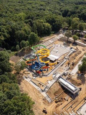 Park Slaski Fala Kanal Regatowy Budowa Park Slaski Fala Kanal Regatowy Budowa