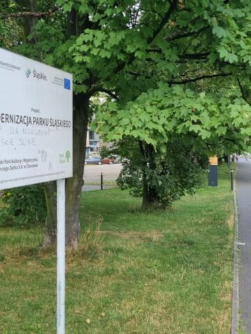 Park Śląski. Te bazgroły na tablicy informacyjnej to nie tylko wandalizm. To głupota! Park Śląski. Te bazgroły na tablicy informacyjnej to nie tylko wandalizm. To głupota!