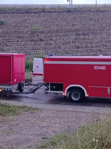 Piekary zalanie przy ulicy Granicznej Piekary zalanie przy ulicy Granicznej