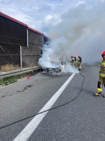 Pozar auta na A4 1 Pozar auta na A4 1