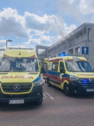 Pożar mieszkania, ul. Einsteina, Tychy Pożar mieszkania, ul. Einsteina, Tychy