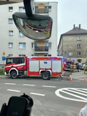 Pożar w Radlinie Pożar w Radlinie