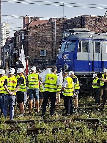 Protest Katowice zwiazkowcy Solidarnosc Protest Katowice zwiazkowcy Solidarnosc