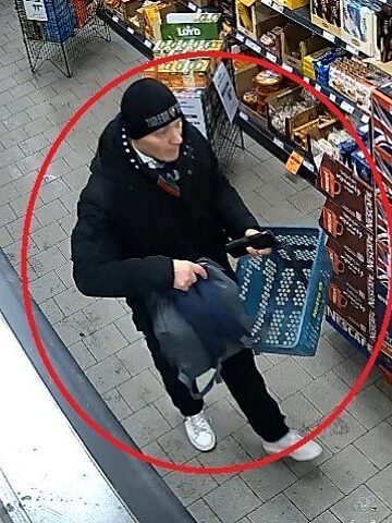 Sosnowiec-Milowice. Kradzież w sklepie samoobsługowym. 12–13 stycznia 2026