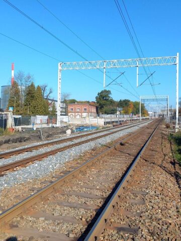 Sosnowiec Srodula budowa przystanku PKP Sosnowiec Srodula budowa przystanku PKP