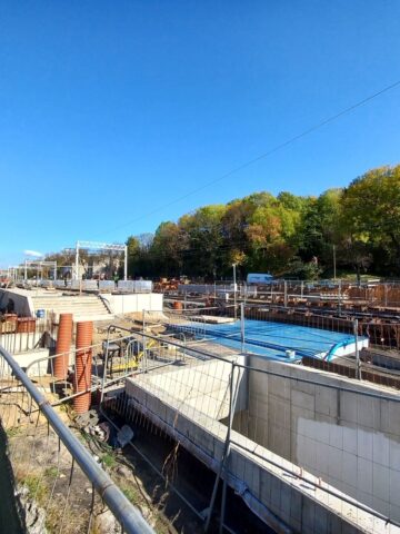 Sosnowiec Srodula budowa przystanku PKP Sosnowiec Srodula budowa przystanku PKP