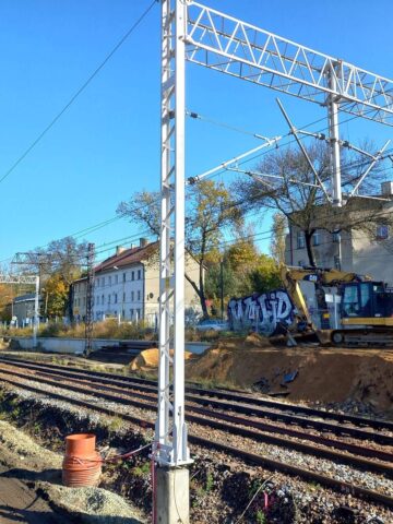 Sosnowiec Srodula budowa przystanku PKP Sosnowiec Srodula budowa przystanku PKP