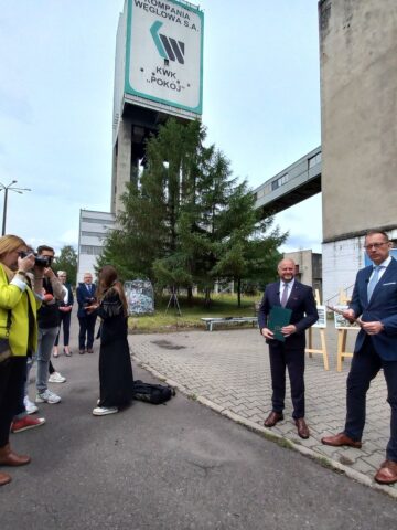 Teren kopalni Pokoj Ruda Slaska Teren kopalni Pokoj Ruda Slaska