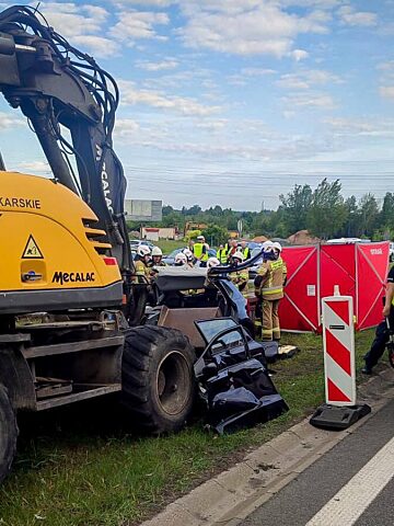 Tragiczny wypadek na autostradzie A4 Tragiczny wypadek na autostradzie A4